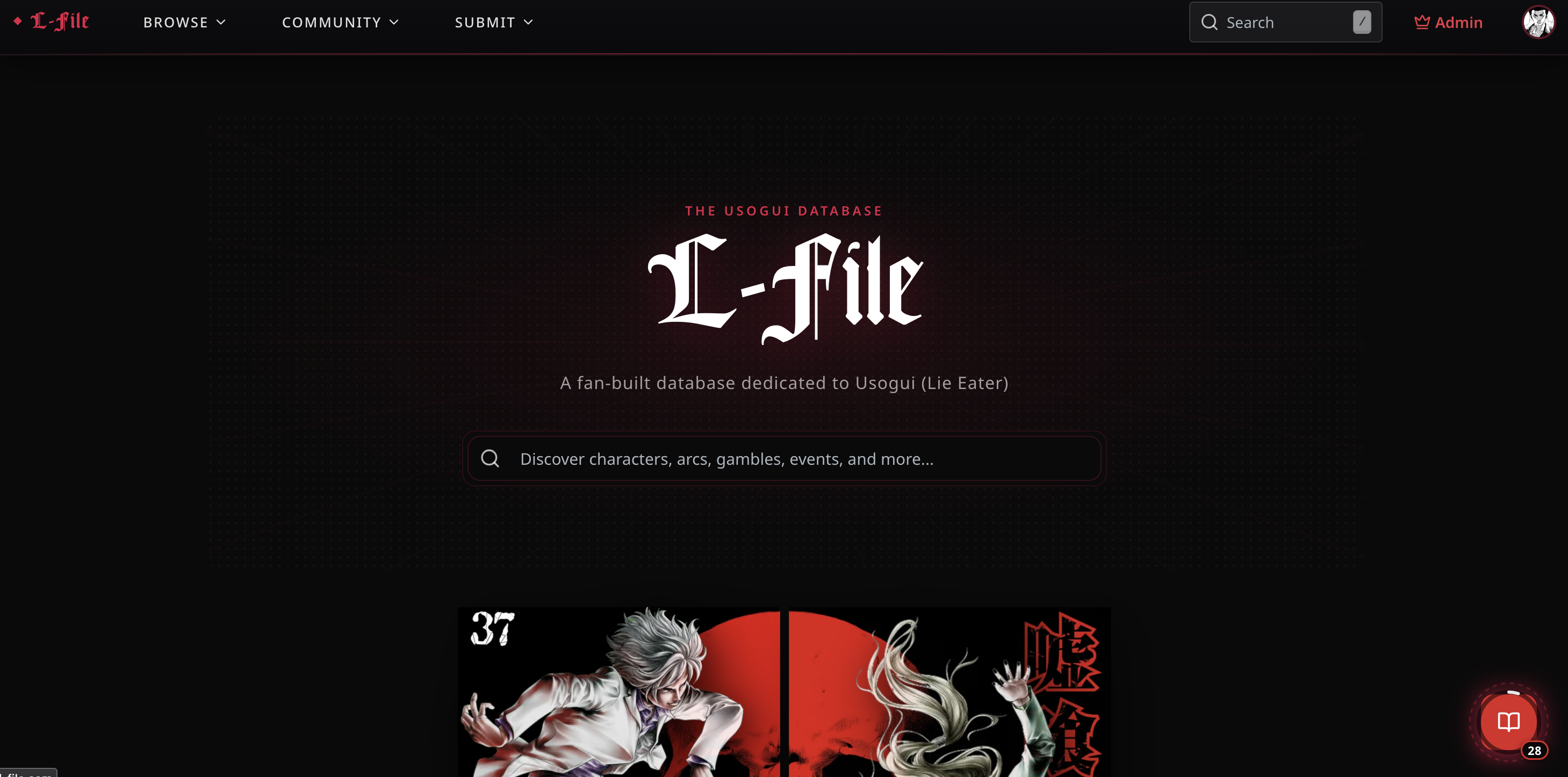Updated home page design.