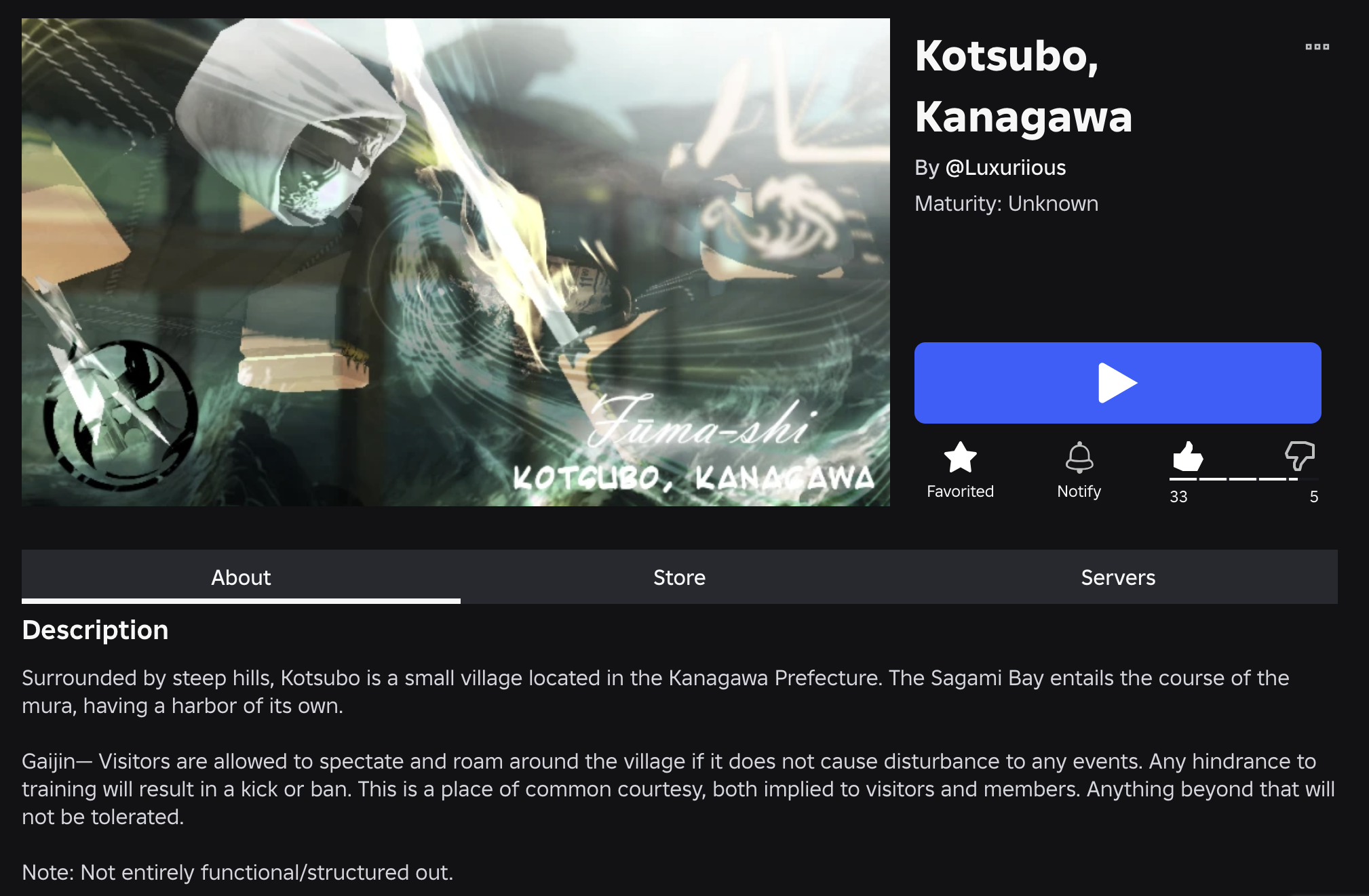 Primary base of the Fuma-shi clan